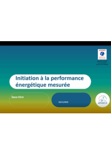 Session de sensibilisation à la performance énergétique mesurée/M&V-novembre 2025
