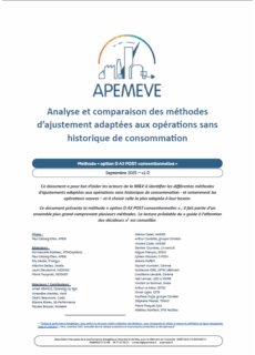 Ajustement pour les opérations sans historique de consommation – Méthode « option D A3 POST-conventionnelles »