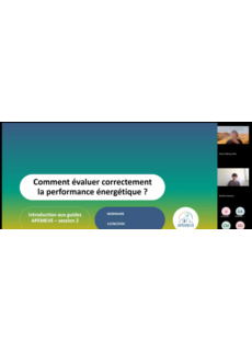 Comment évaluer efficacement la performance énergétique-introduction aux guides APEMEVE-12 juin 2026